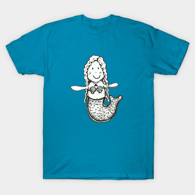 Mermaid T-Shirt by wendycrayon